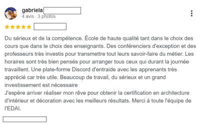 Du sérieux et de la compétence. École de haute qualité tant dans le choix des cours que dans le choix des enseignants.